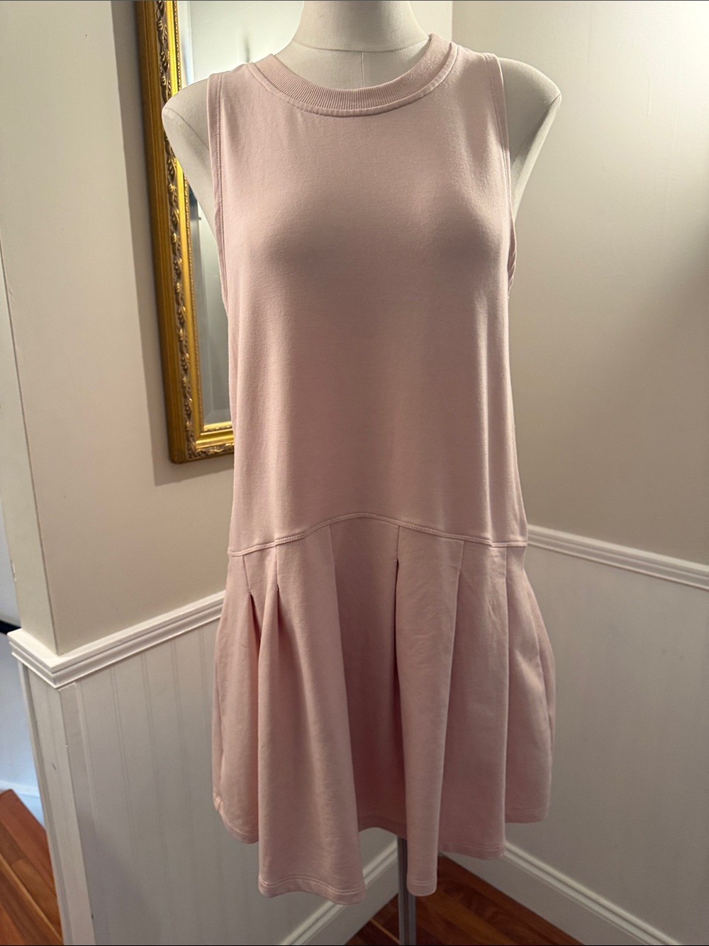 Sundays Crewneck Pullover Dress - Light Blush Pink. Size medium. EUC.